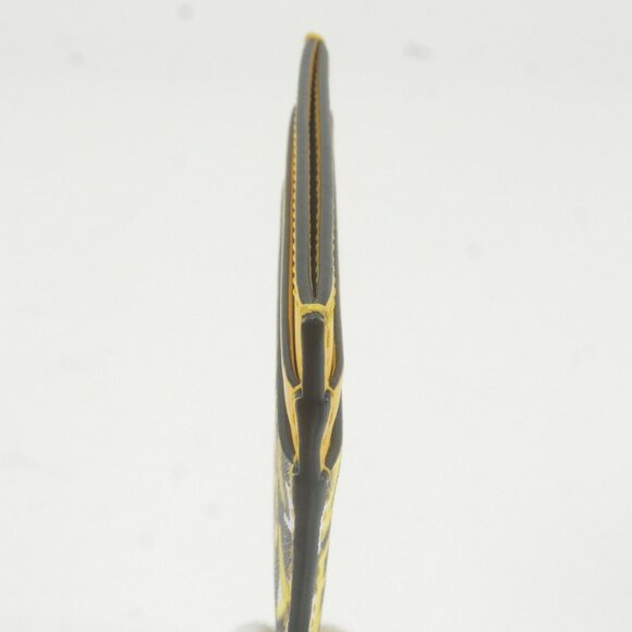 Burberry PVC Leather Graffiti Pattern Card Case Yellow Used - Picture 7 of 11